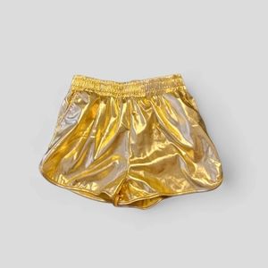 Metallic Gold Shorts
